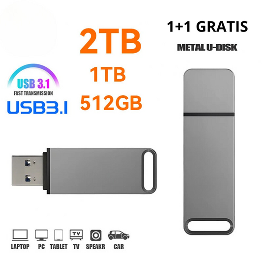 USB 2 To - USB 3.1 d'origine 