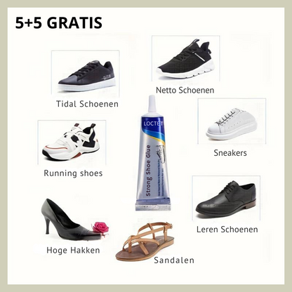 Luxe Sterke Schoenreparatielijm - 5+5 GRATIS